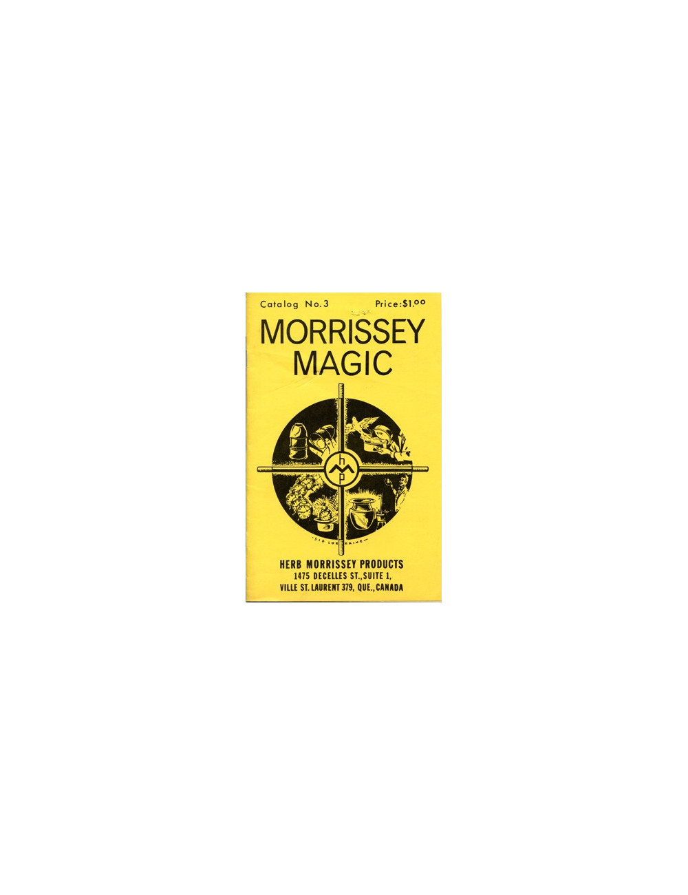MORISSEY MAGIC – CATALOG No. 3