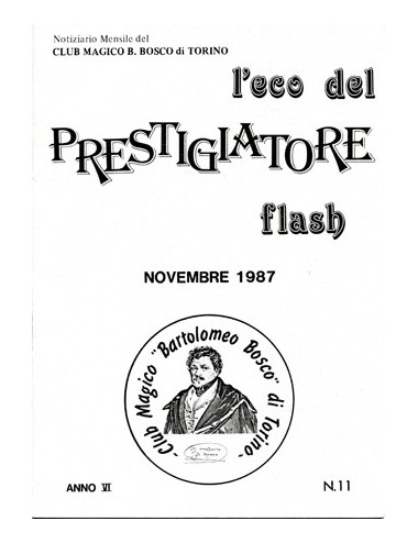 L'ECO DEL PRESTIGIATORE – FLASH – NOVEMBRE 1987 – N. 11