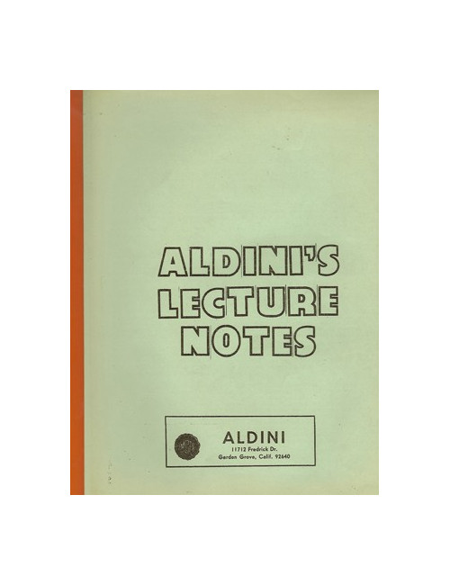 ALDINI'S LECTURE NOTES