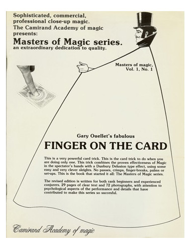 MASTERS OF MAGIC, VOL. 1, No. 1 – GARY OUELLET\'S FABULOUS FINGER ON THE CARD