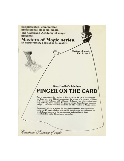 MASTERS OF MAGIC, VOL. 1, No. 1 – GARY OUELLET'S FABULOUS FINGER ON THE CARD