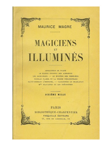 MAGICIENS ET ILLUMINES (Maurice MAGRE)