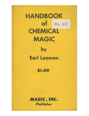 HANDBOOK OF CHEMICAL MAGIC (Earl LEAMON)