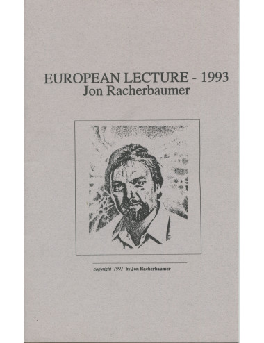 EUROPEAN LECTURE - 1993 Jon Racherbaumer