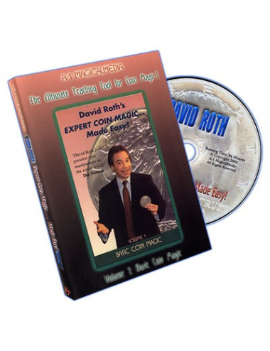 DVD DAVID ROTH'S EXPERT COIN MAGIC... MADE EASY! Volume 1 