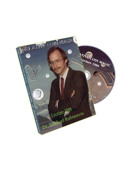 DVD CREATIVE COIN MAGIC Lecture 1986 - Dr. Michael Rubinstein