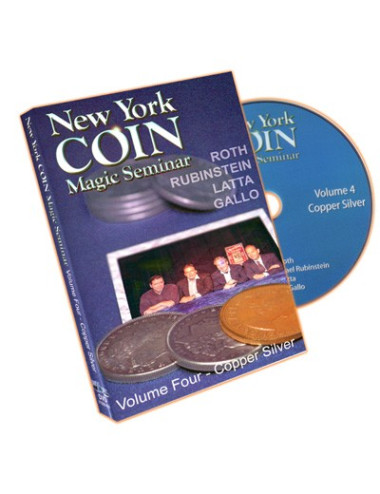 DVD NEW YORK COIN MAGIC SEMINAR Volume Four - Copper Silver (ROTH, RUBINSTEIN, LATTA, GALLO)
