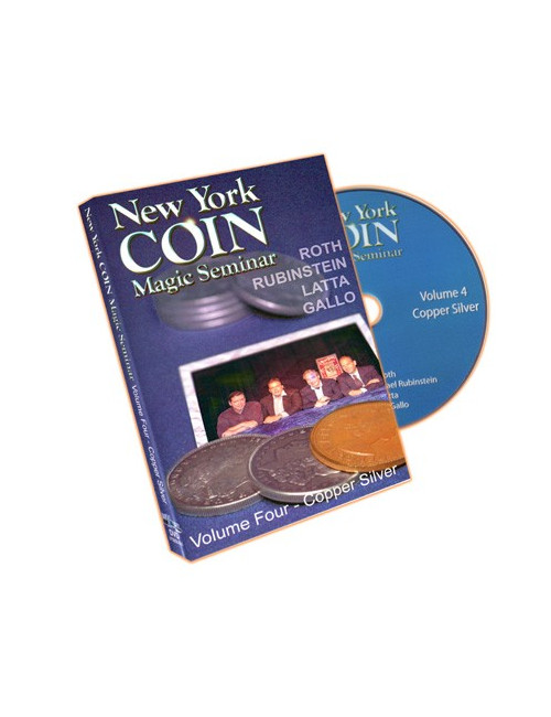 DVD NEW YORK COIN MAGIC SEMINAR Volume Four - Copper Silver (ROTH, RUBINSTEIN, LATTA, GALLO)