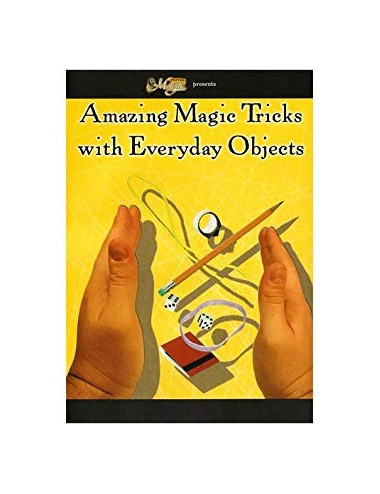 DVD AMAZING MAGIC TRICKS WITH EVERYDAY OBJECTS