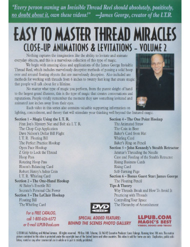 DVD EASY TO MASTER THREAD MIRACLES Volume 2 (Michael Ammar)