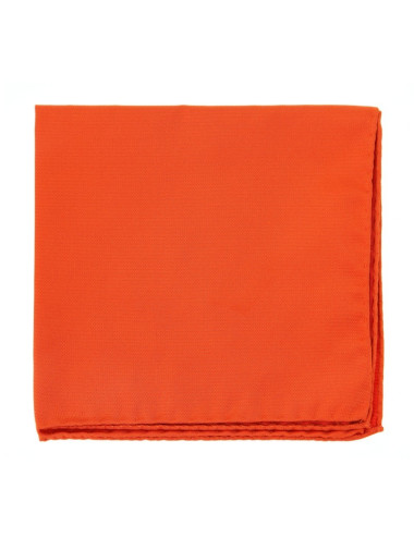 Foulard orange de taille 20x20 cm