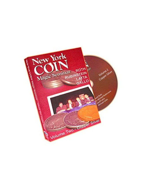 DVD NEW YORK COIN MAGIC SEMINAR Volume Two - Coins Across (ROTH, RUBINSTEIN, LATTA, GALLO)