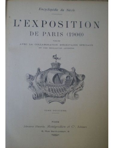 L\'EXPOSITION DE PARIS 1900 (2 TOMES)