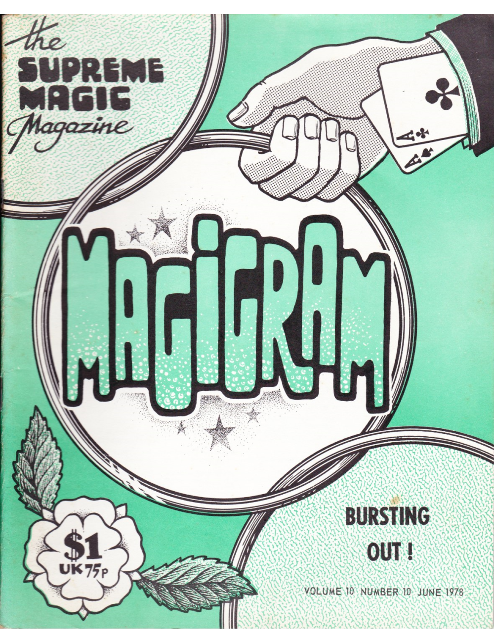 MAGIGRAM The Supreme Magic Magazine Volume 10, Number 10, June 1978