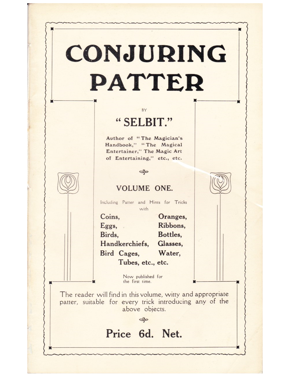CONJURING PATTER BY SELBIT VOLUME ONE