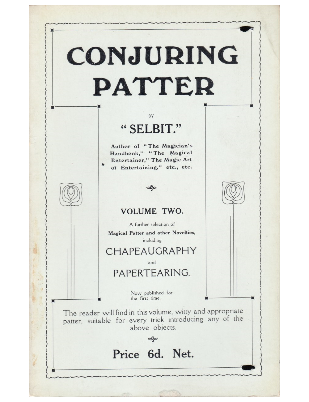 CONJURING PATTER BY SELBIT VOLUME TWO