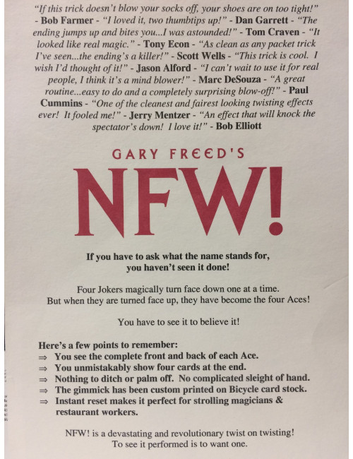 NFW! (Gary Freed)