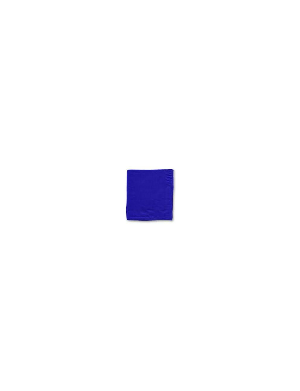 Foulard bleu de taille 45x45 cm