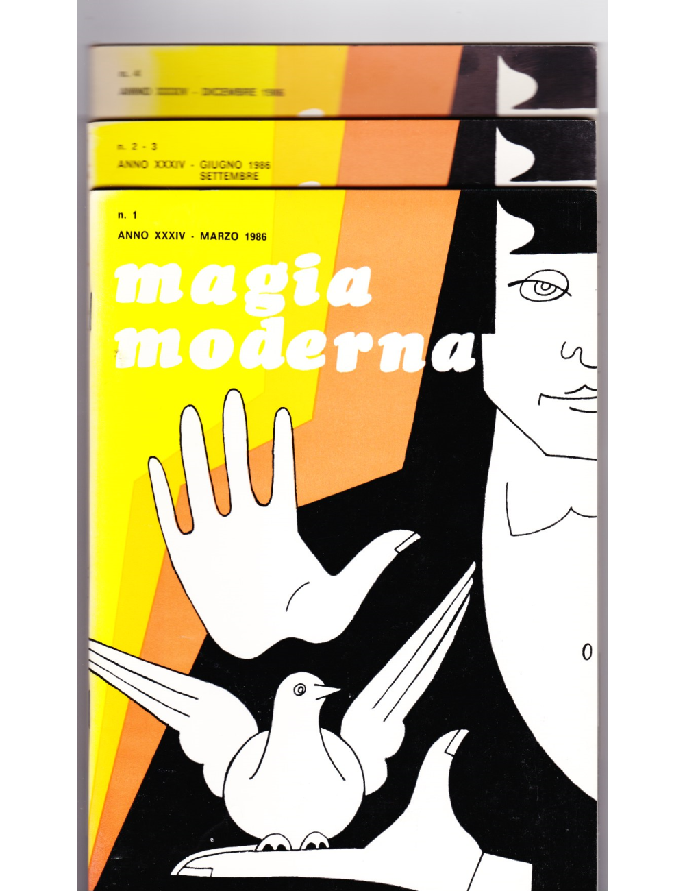 MAGIA MODERNA  ANNO XXXIV - 1986 (N. 1, 2, 3, 4)