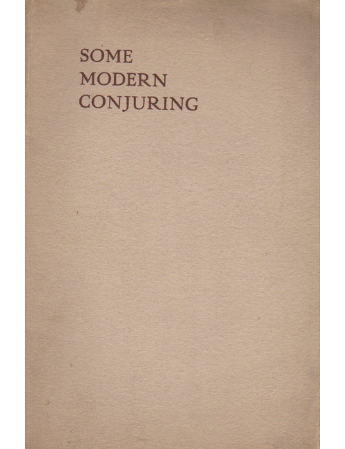 SOME MODERN CONJURING (DONALD HOLMES)