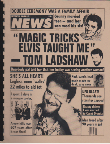 MAGIC TRICKS ELVIS TAUGHT ME - TOM LADSHAW