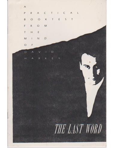 THE LAST WORD (DAVID HARKEY)