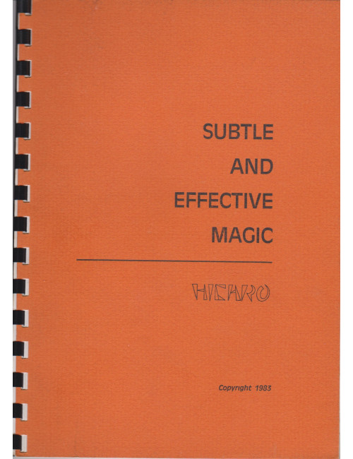 SUBTLE AND EFFECTIVE MAGIC (HICARO)