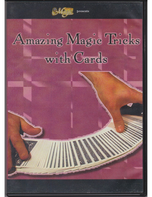 DVD AMAZING MAGIC TRICKS WITH CARDS