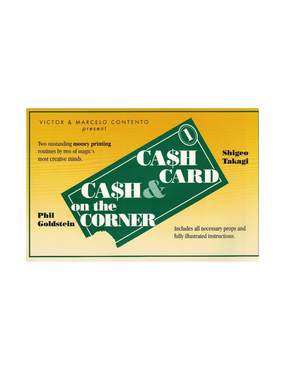 CASH CARD & CASH ON THE CORNER (PHIL GOLDSTEIN et SHIGEO TAKAGI)