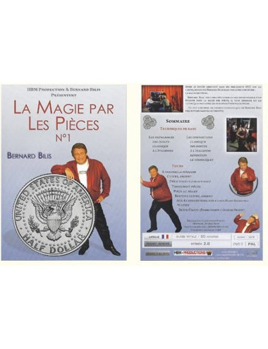 DVD LA MAGIE PAR LES PIECES N°1 (BERNARD BILIS)