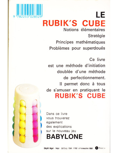 RUBIK'S CUBE (LE), TRAJBER Josef