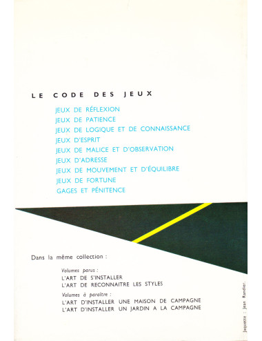 LE CODE DES JEUX (Claude Aveline)