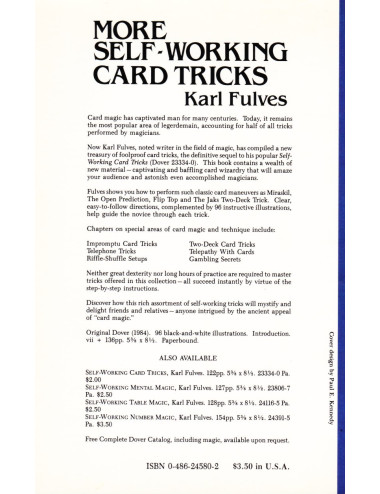 MORE SELF-WORKING CARD TRICKS (Karl Fulves)