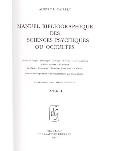 MANUEL BIBLIOGRAPHIQUE DES...